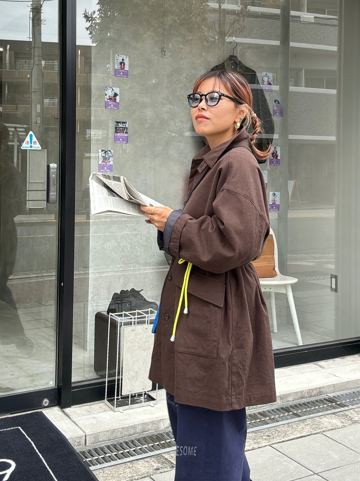 オーバーサイズカバーオール／LE MÉLANGE