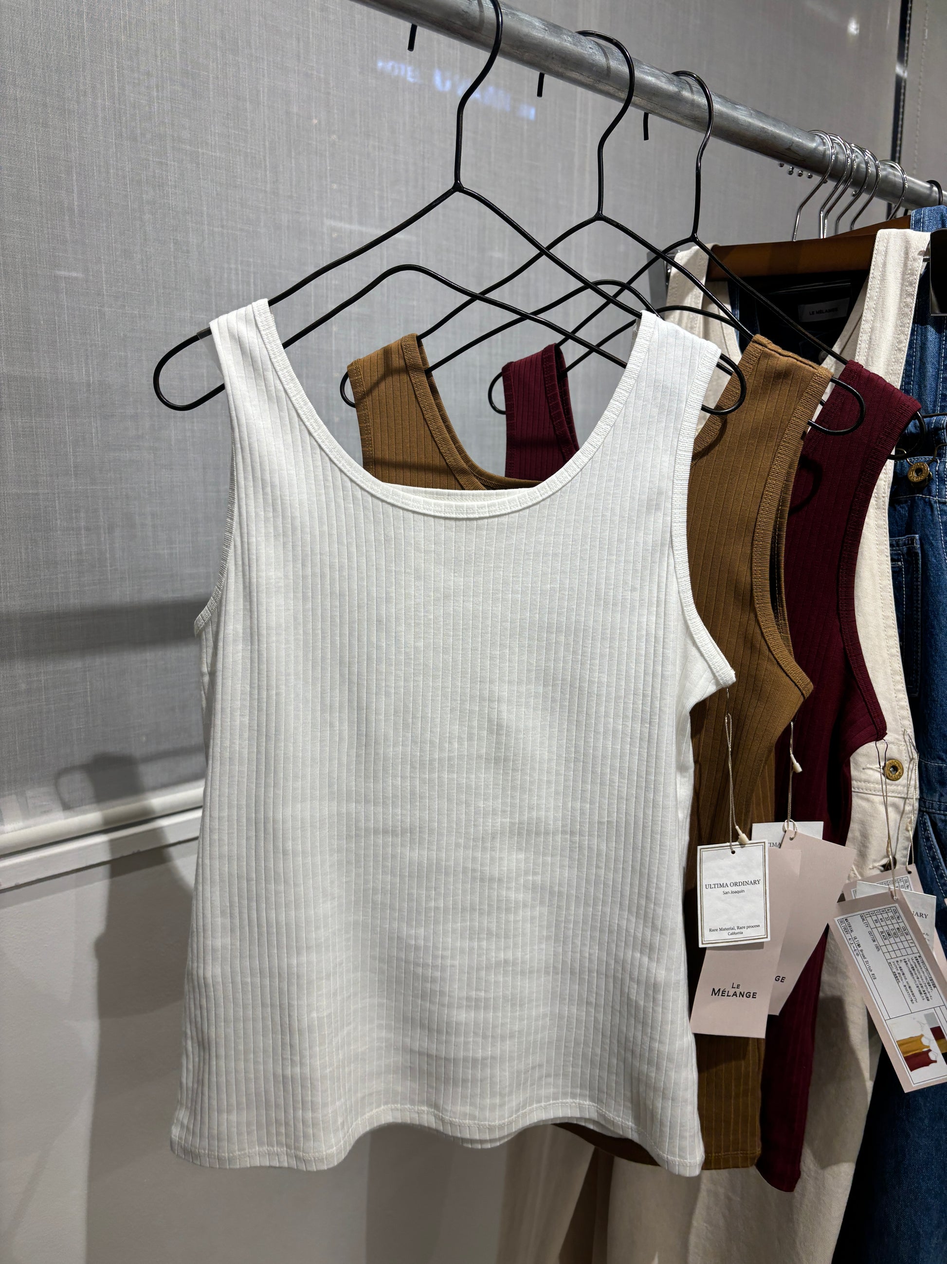 受付終了【予約販売】バックスクエアタンクトップ／8621001／LE MÉLANGE／2026 SS#2