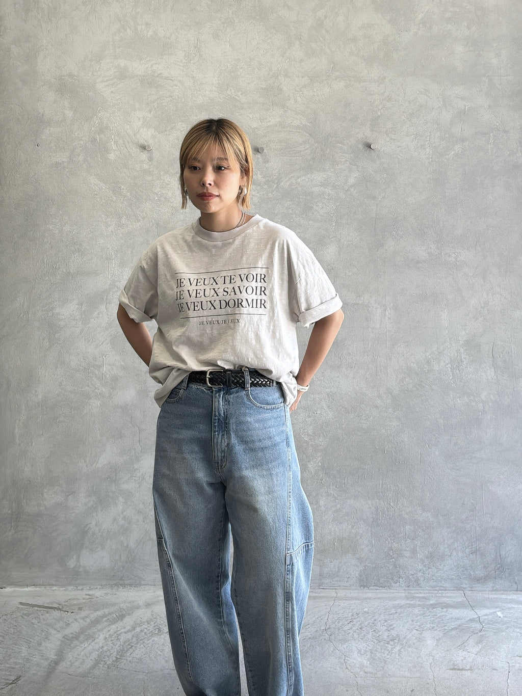 受付終了【予約販売】JE VEUX スラブTシャツ／ING