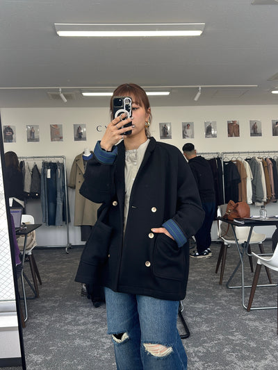【予約⚡︎販売】マイクロフリースWジャケット／604513／CYAN tokyo／2026 AW#1