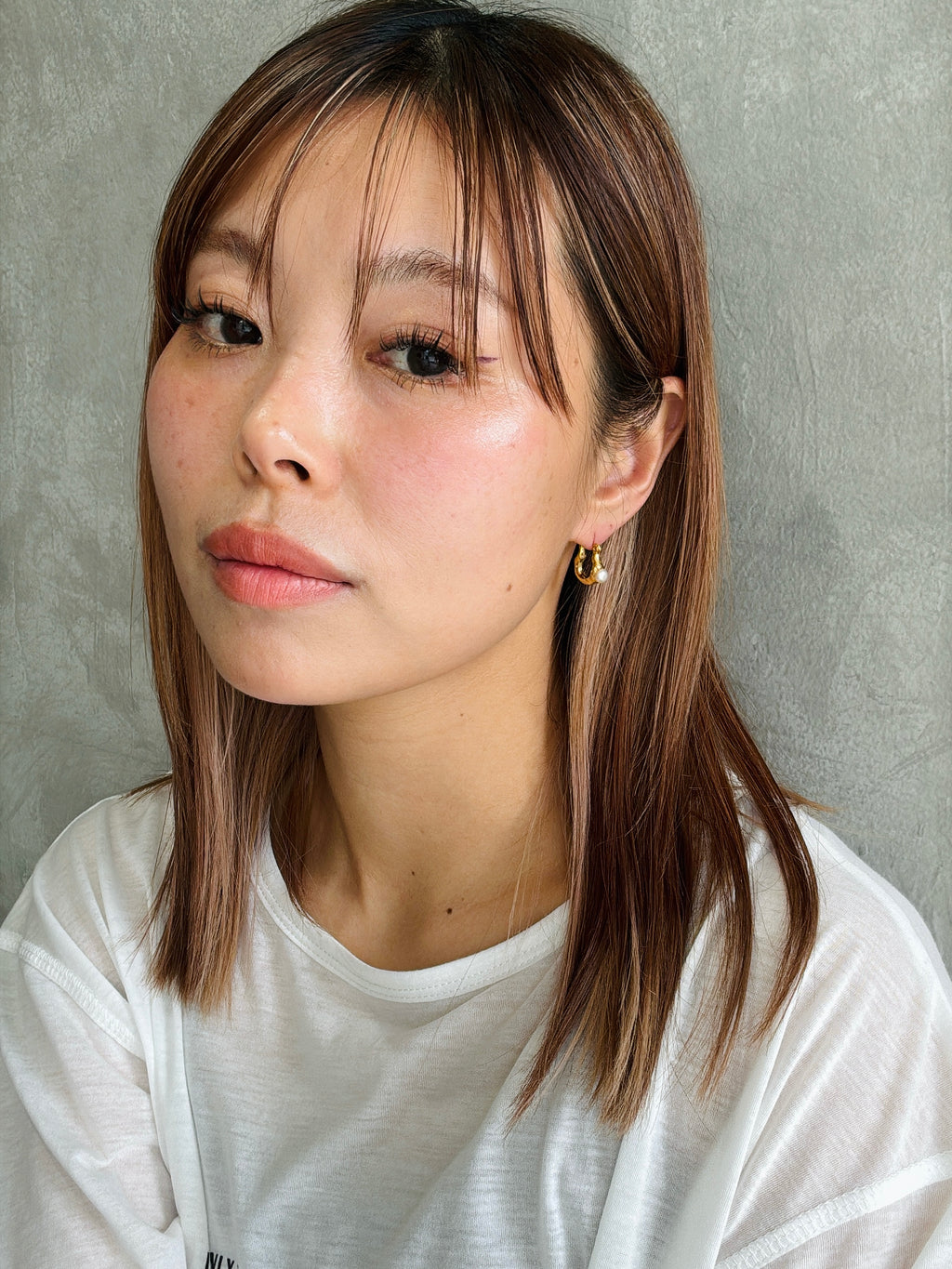 【予約販売】ニュアンスメタルパールピアス