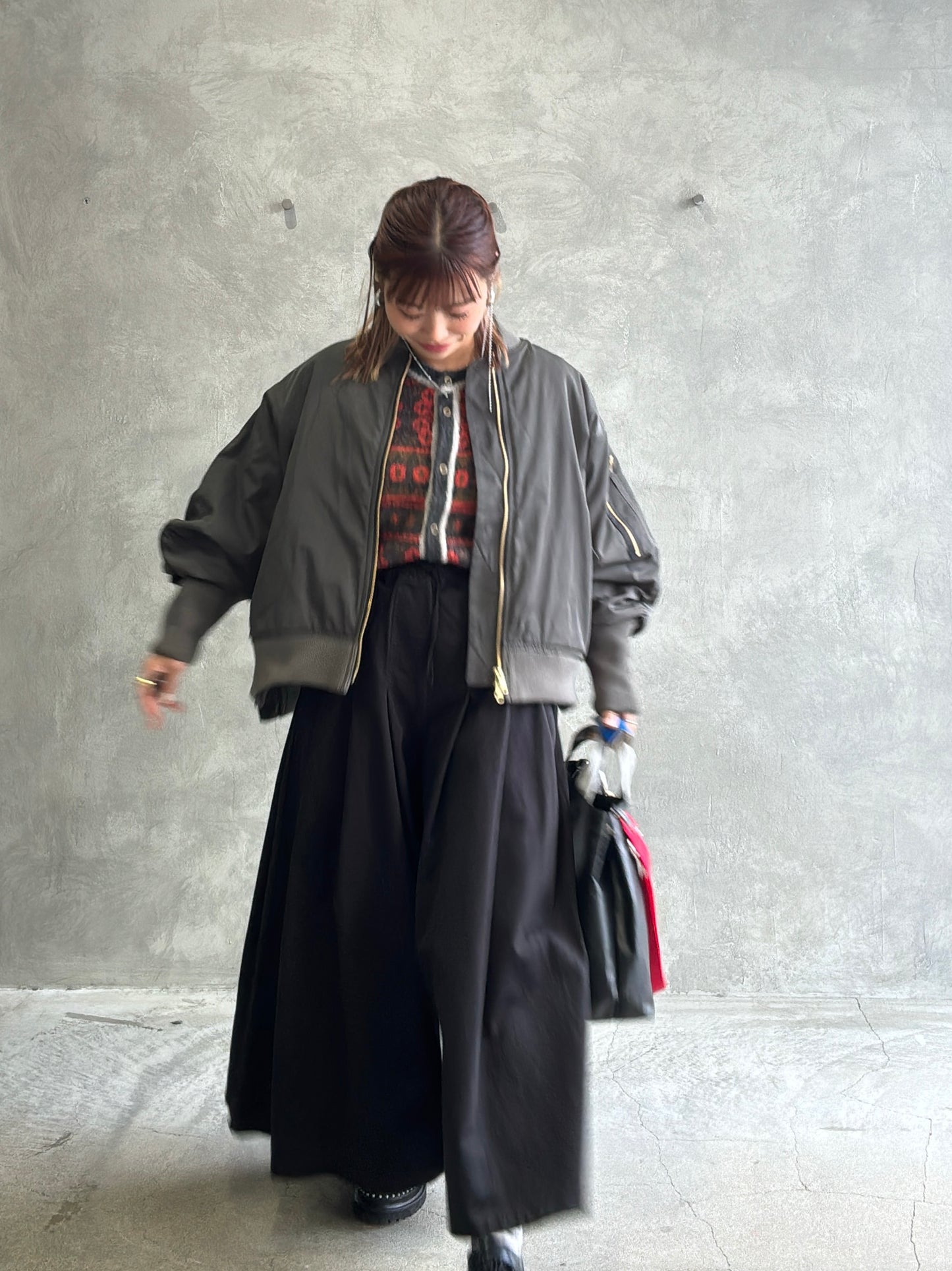 ジャガードカーディガン／LE MÉLANGE