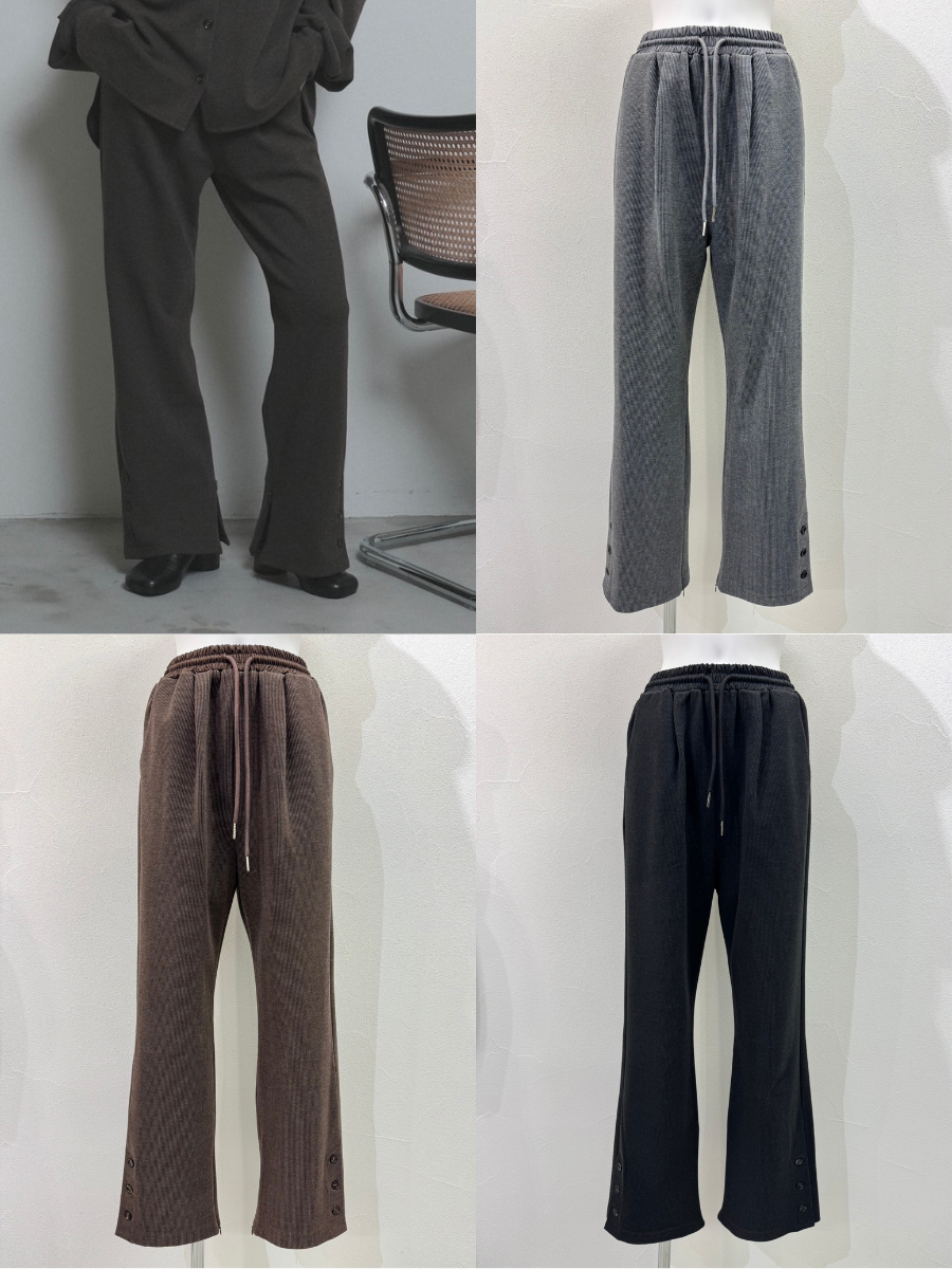 【予約⚡︎販売】マルチスリットフィットパンツ／607550／CYAN tokyo／2026 AW#2