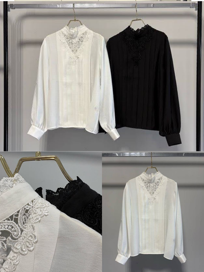 【予約⚡︎販売】レースブラウス／MG BL - 27004 - S／MARGAUX VINTAGE／2027 PRE SPRING COLLECTION