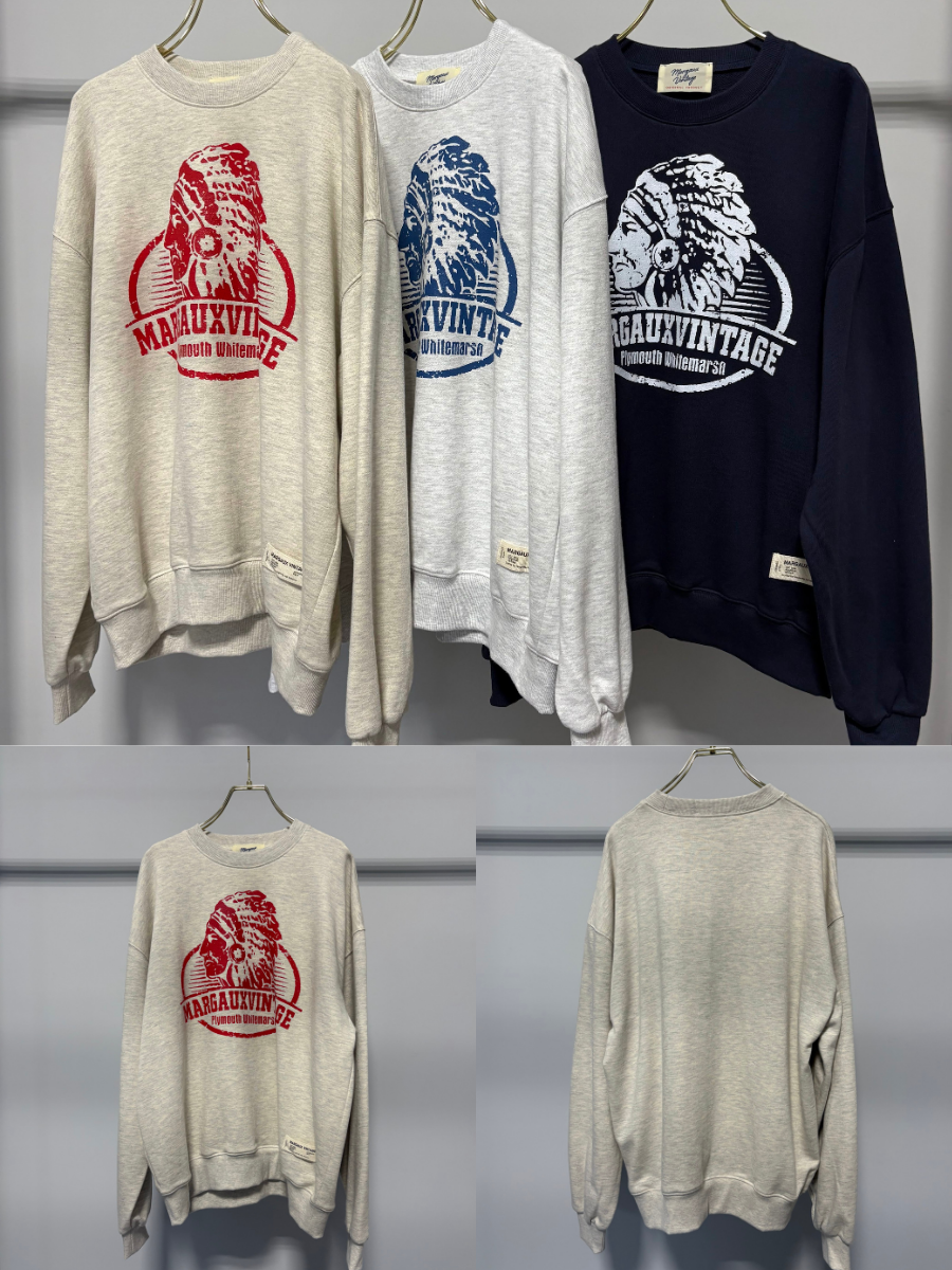 【予約⚡︎販売】ロゴスウェット／MG CT-26123-A／MARGAUX VINTAGE／2026 AW＃2