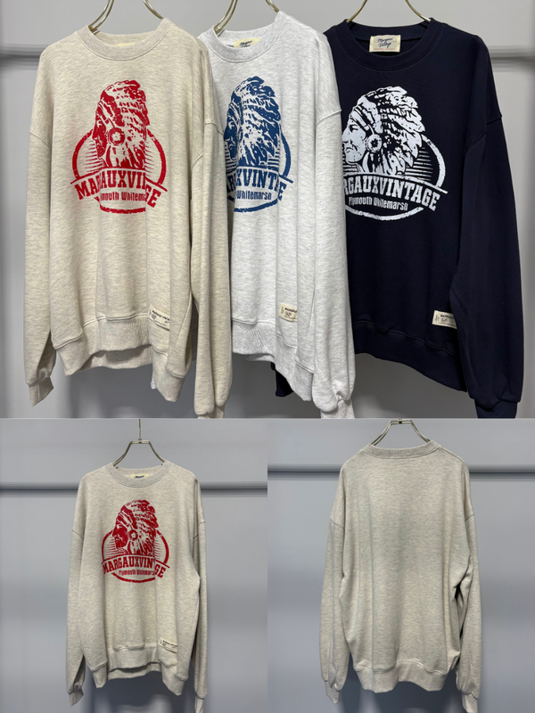 【予約⚡︎販売】ロゴスウェット／MG CT-26123-A／MARGAUX VINTAGE／2026 AW＃2