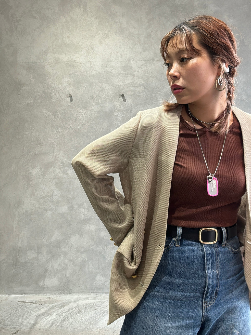 ホルターネックプルオーバー／Dignite collier