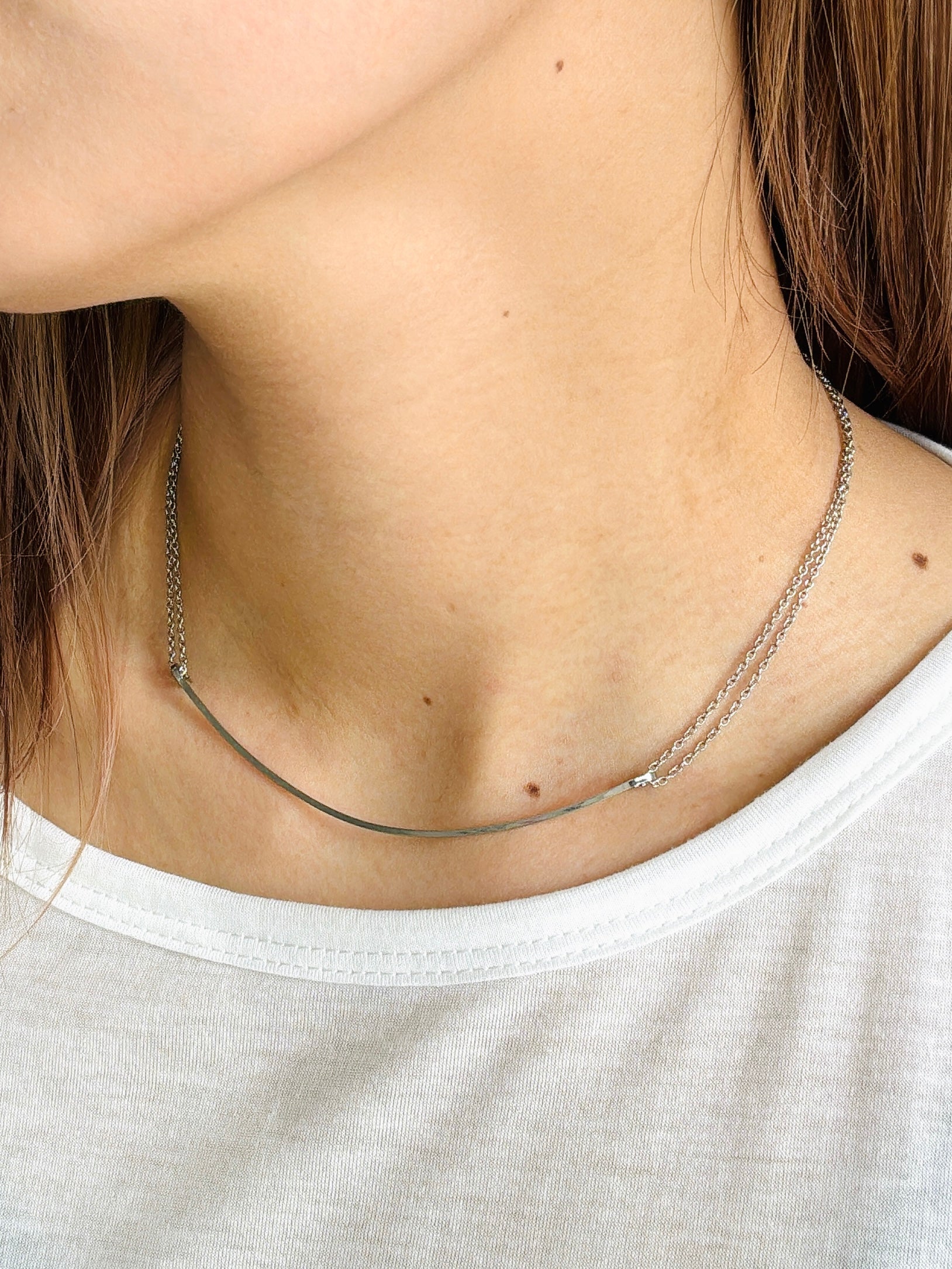 【予約販売】カーブバーネックレス