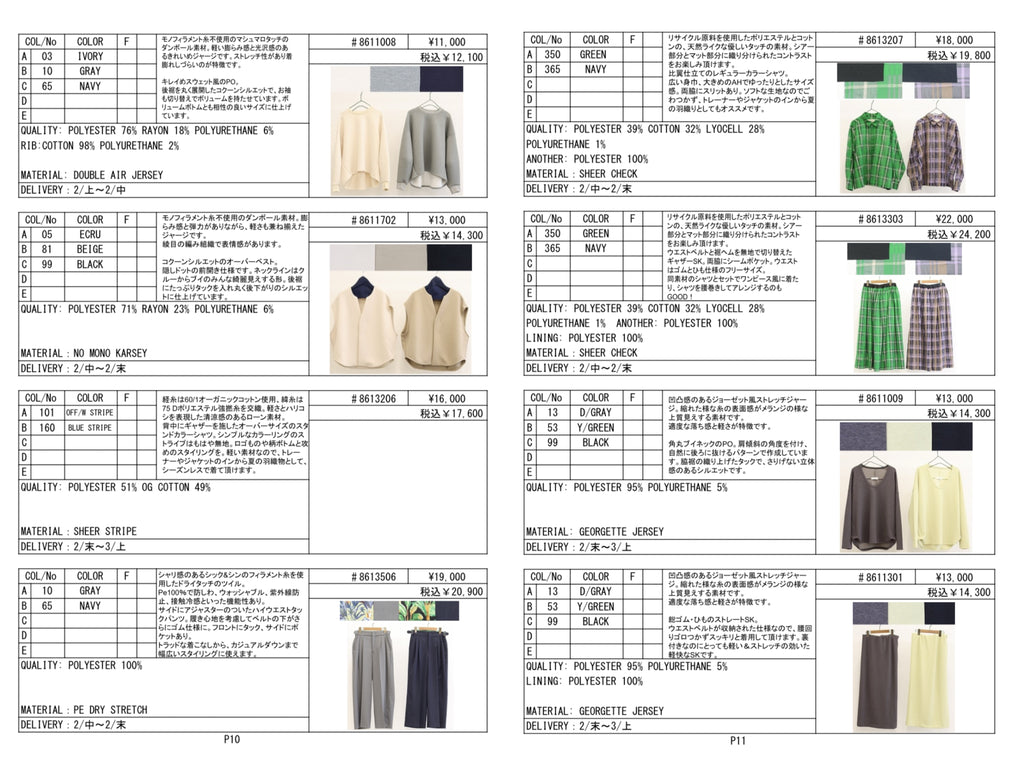 受付終了2026SS #1 LOOK／LE MÉLANGE【予約販売】