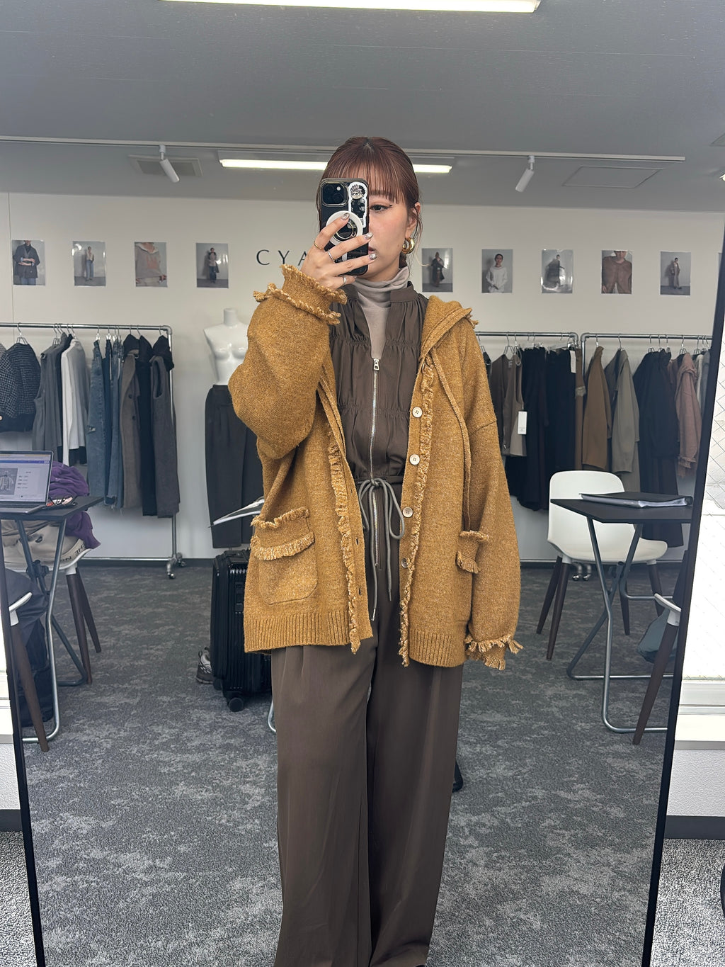 【予約⚡︎販売】ティアードスキッパーサロペット／604498／CYAN tokyo／2026 AW#1