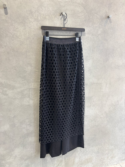 メッシュレイヤードパンツ／LHELBIE