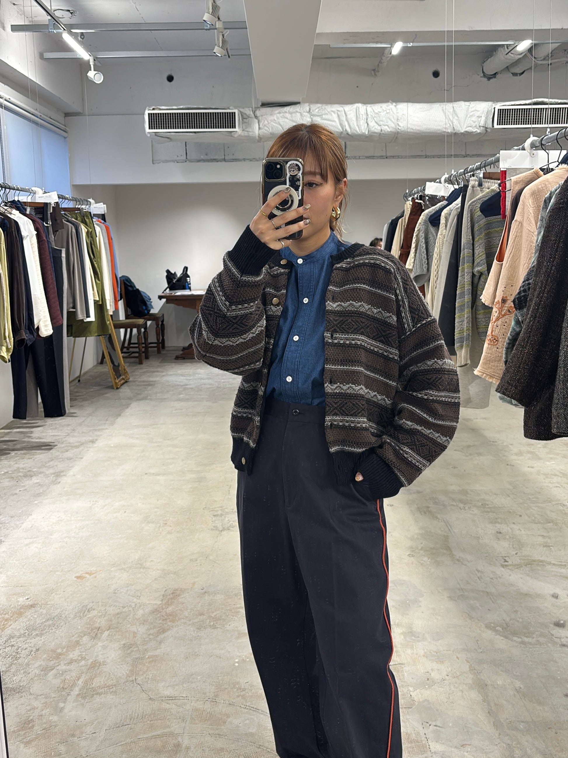 【予約⚡︎販売】ラインコットンツイルパンツ／#8643503／LE MÉLANGE／2026 AW #1