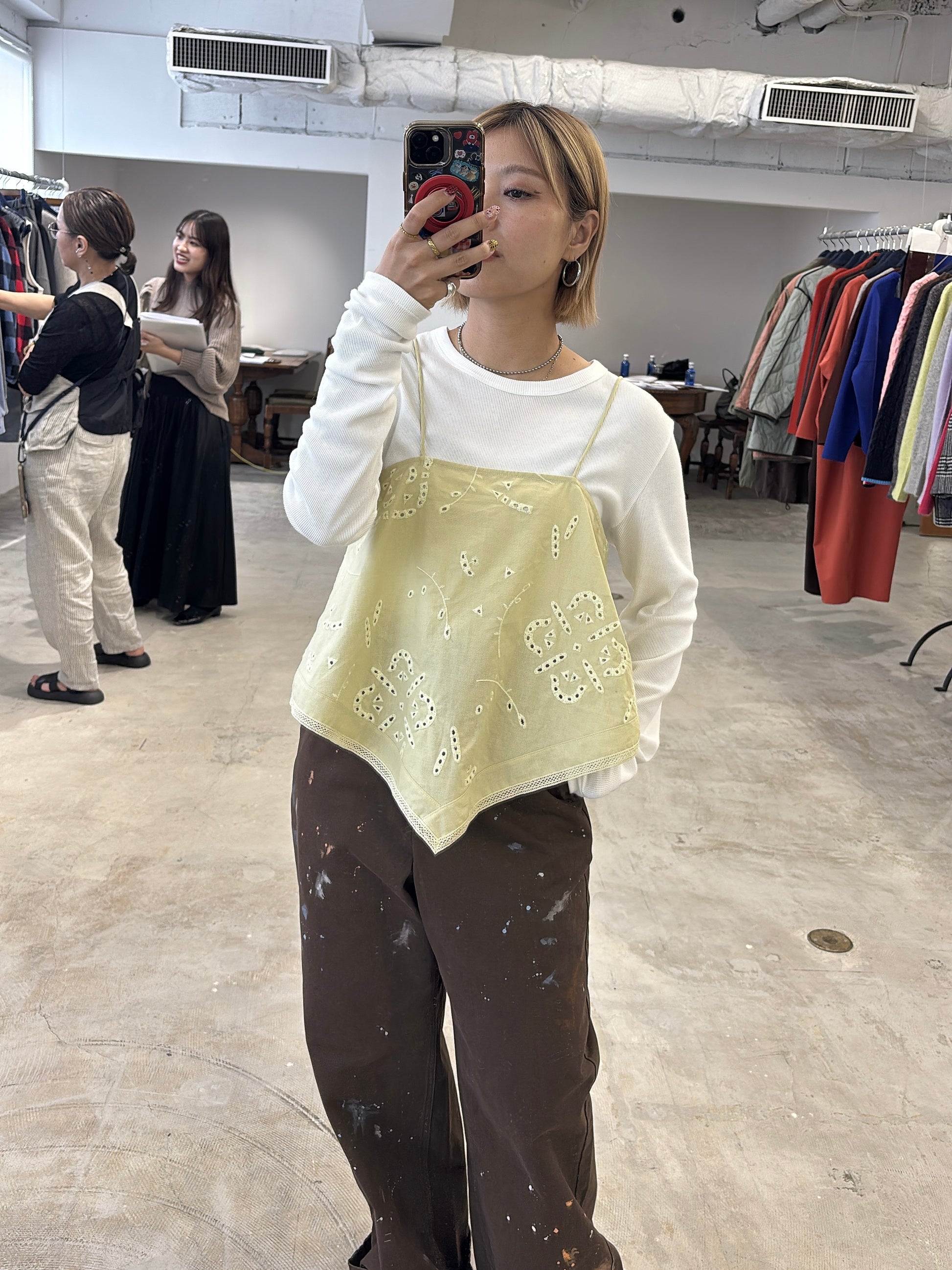 【予約⚡︎販売】カットワーク刺繍キャミソール／8663202／LE MÉLANGE／2026 AW #2