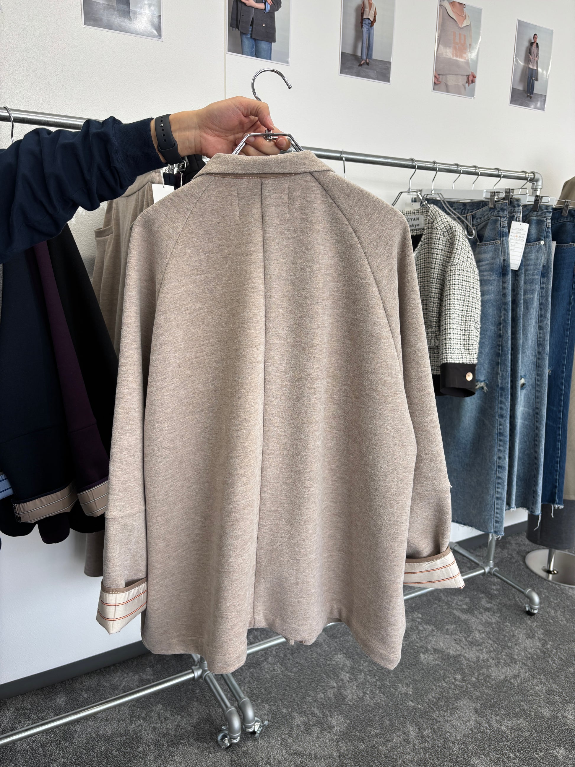 【予約⚡︎販売】マイクロフリースWジャケット／604513／CYAN tokyo／2026 AW#1