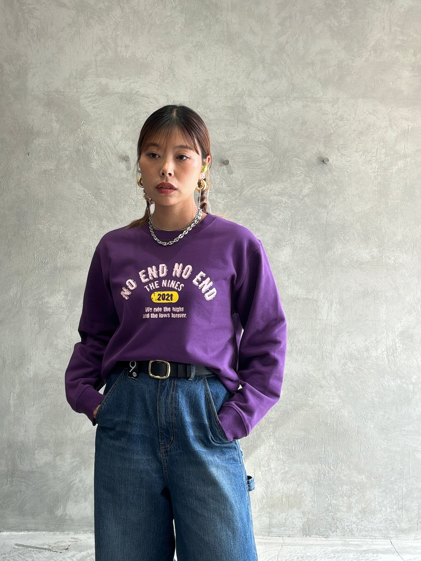 受付終了【予約販売】カレッジデザインスウェット／the Nines