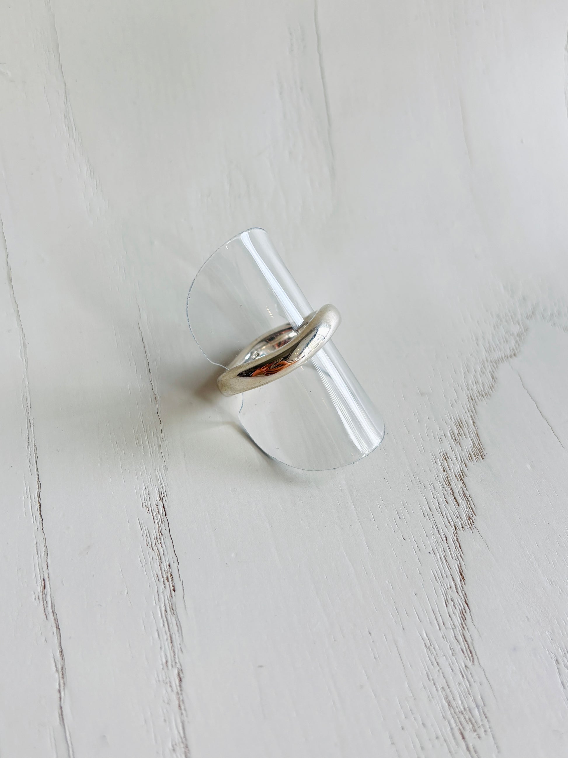 リラックスウェーブリング　＃11号／silver925