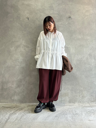 【再入荷】タックポケットジャージジョガーパンツ／CYAN TOKYO