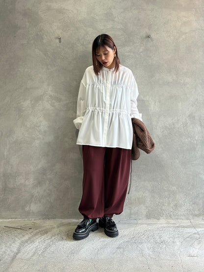 【再入荷】タックポケットジャージジョガーパンツ／CYAN TOKYO