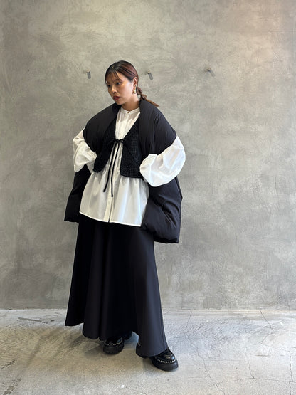 ラウンドヨークガウチョパンツ／CYAN tokyo