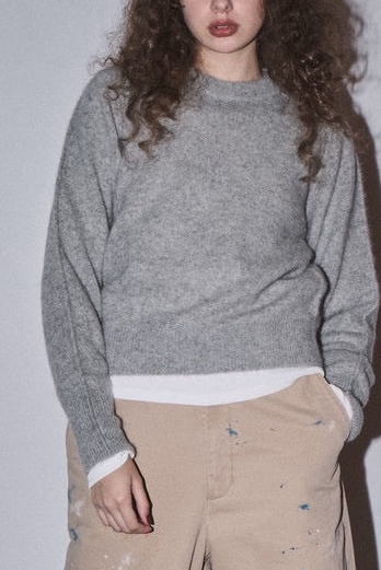【予約⚡︎販売】ヤクニットプルオーバー／8652002／LE MÉLANGE／2026 AW #2