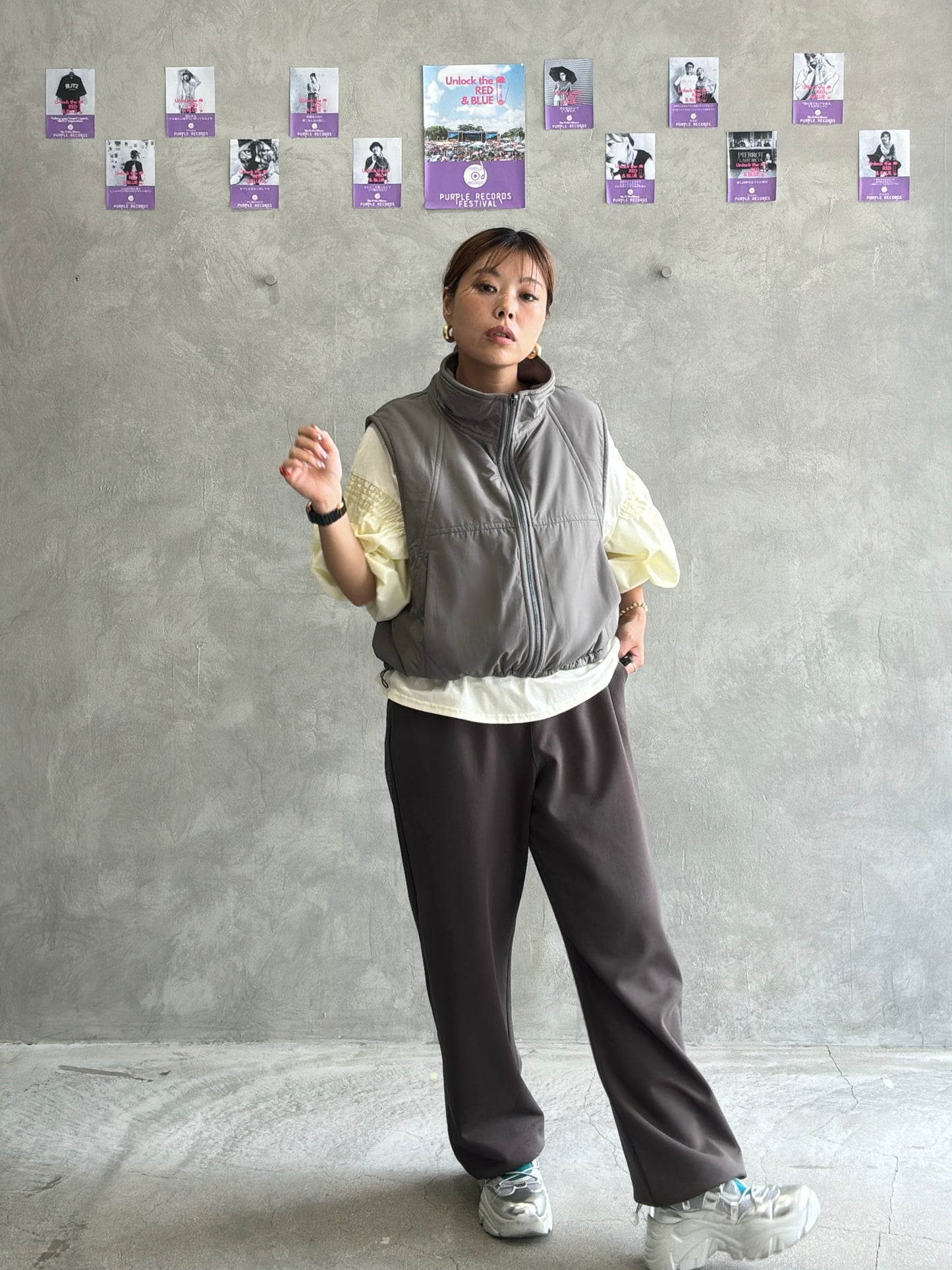 トラックパンツ／Anna Kerry