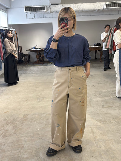 受付終了【予約⚡︎販売】ノーカラープルオーバーシャツ／8653203／LE MÉLANGE／2026 AW #2