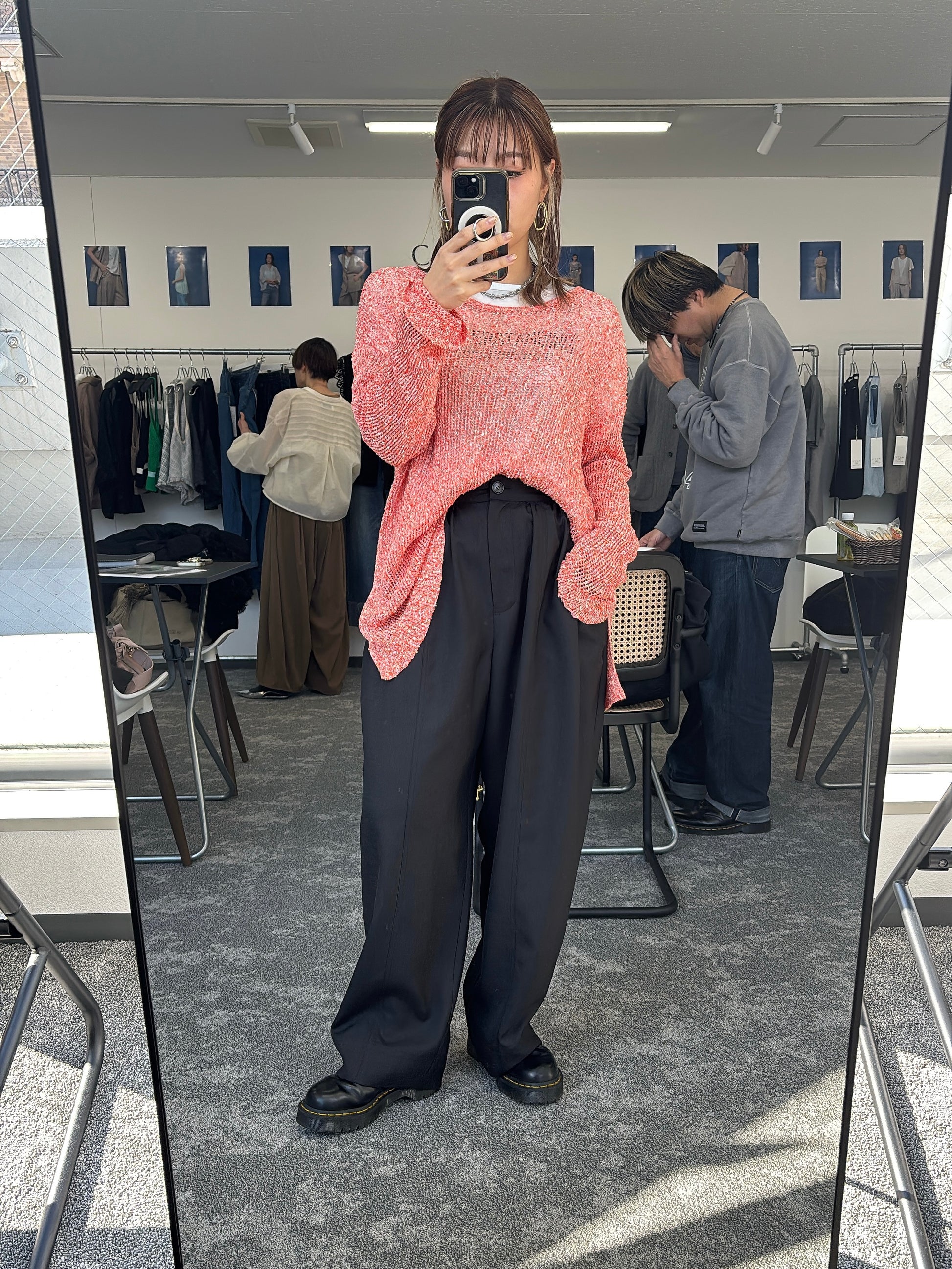 【予約販売】ネップメッシュニットTOPS／601461／CYAN tokyo／2026 SS#2