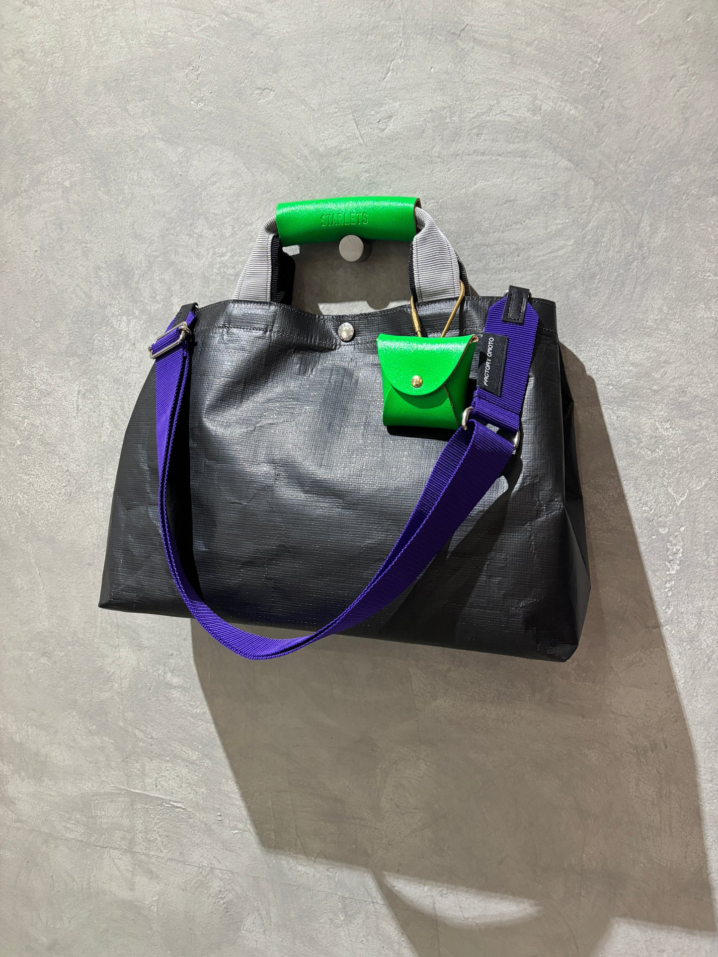 【予約販売】グレー×ブラック（本体：ブラック）／FACTORY OMOTO／BASIC TOTE