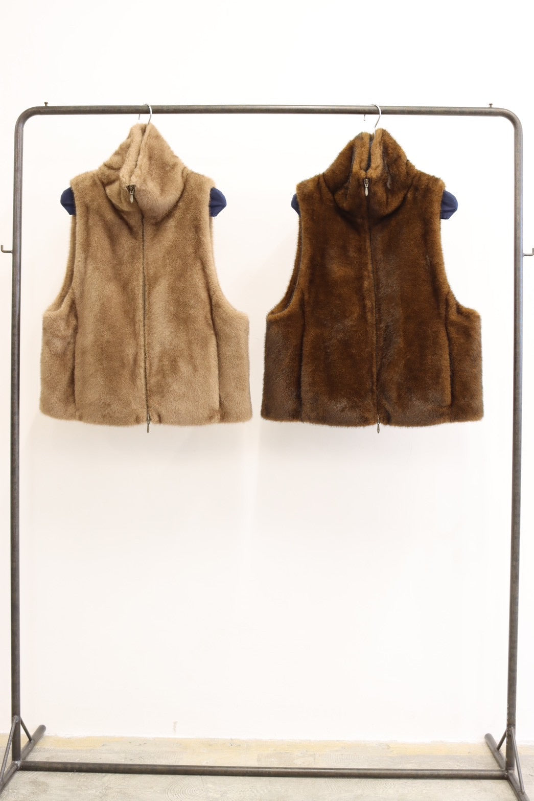 【予約⚡︎販売】スタンドカラーファーベスト／#8643704／LE MÉLANGE／2026 AW #1