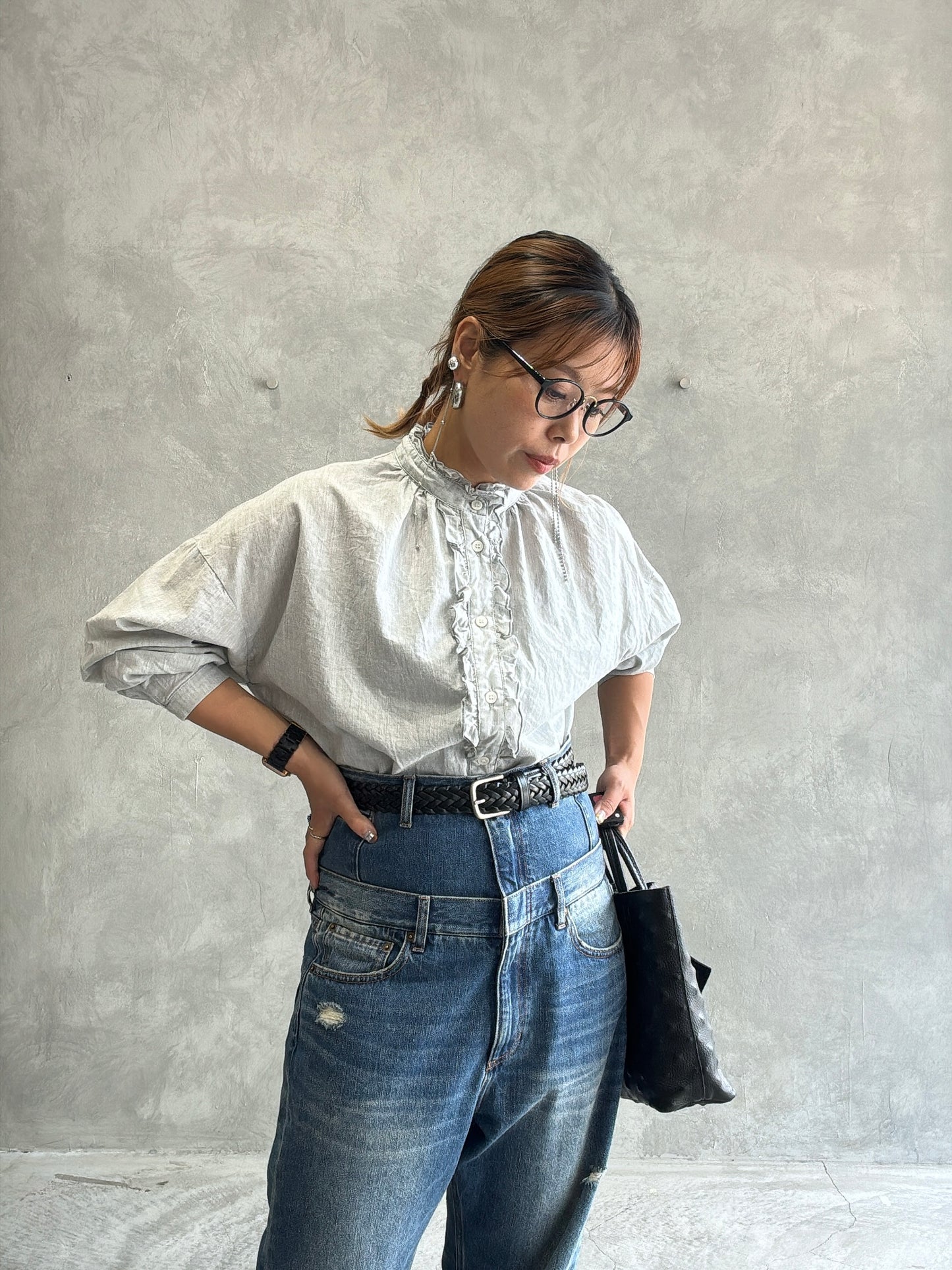 フリルブラウス／vent blanc