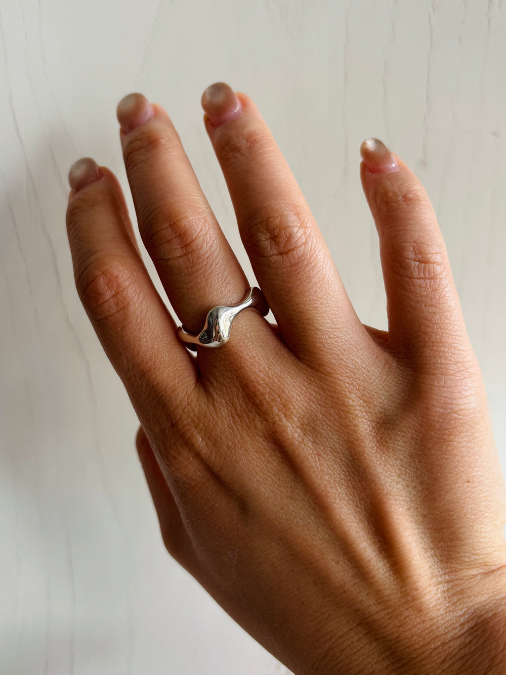 メルティーウェーブリング　＃11号／silver925