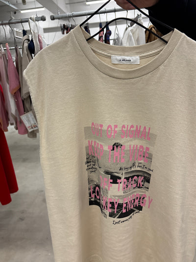 リメイク風ノースリーブ／8621009／LE MÉLANGE／2026 SS#2　Tシャツ
