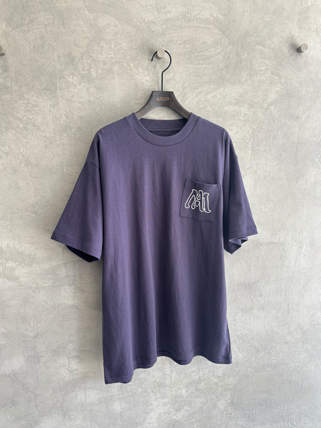 【予約販売】men'sサイズ／コード刺繍ポケット Tシャツ／ING