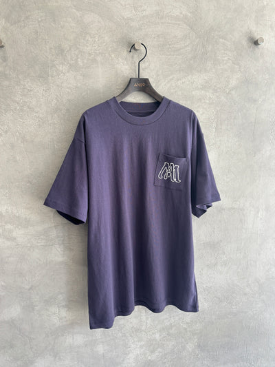 【予約販売】men'sサイズ／コード刺繍ポケット Tシャツ／ING