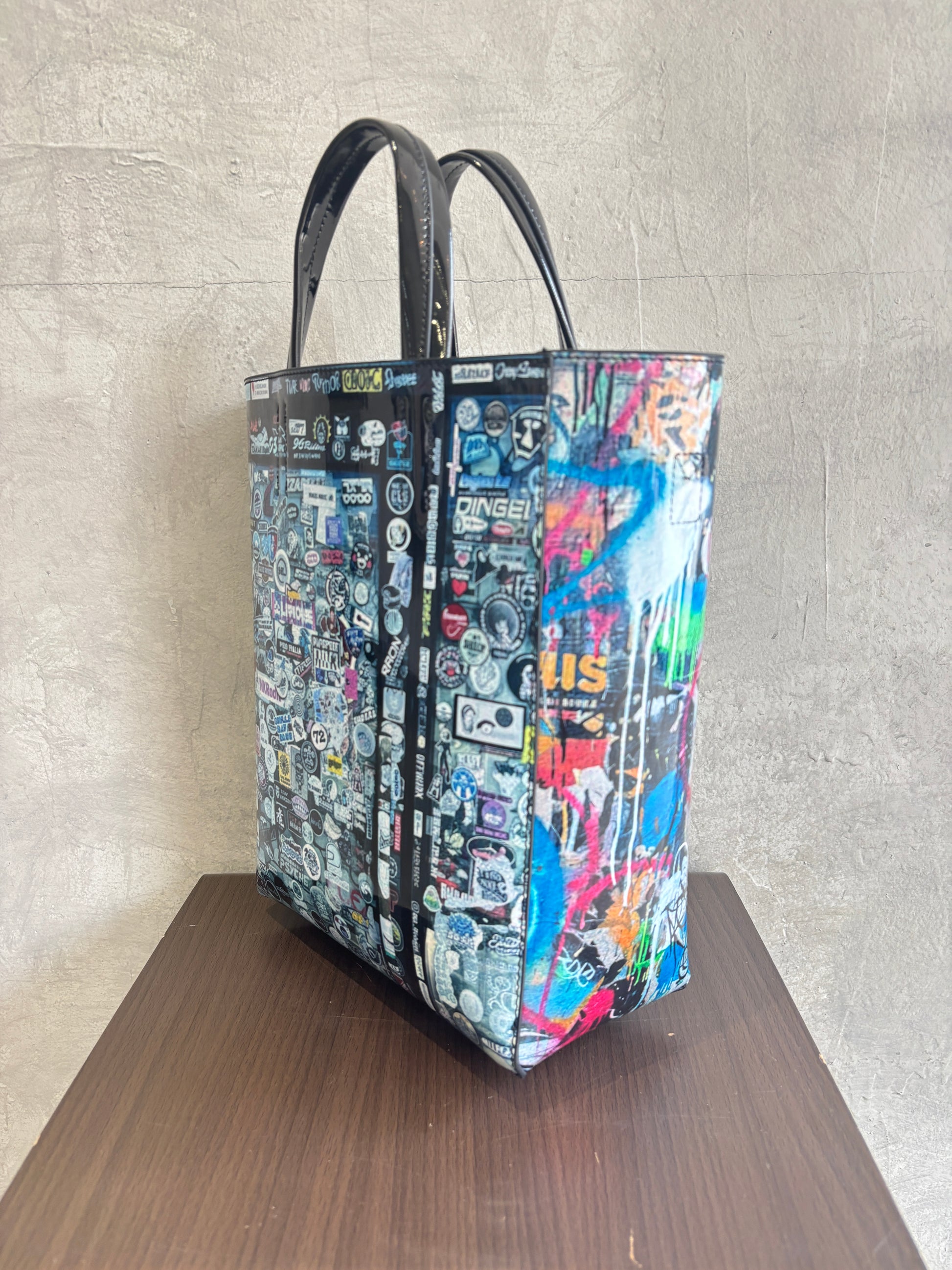 アートプリント２way台形トートバッグ