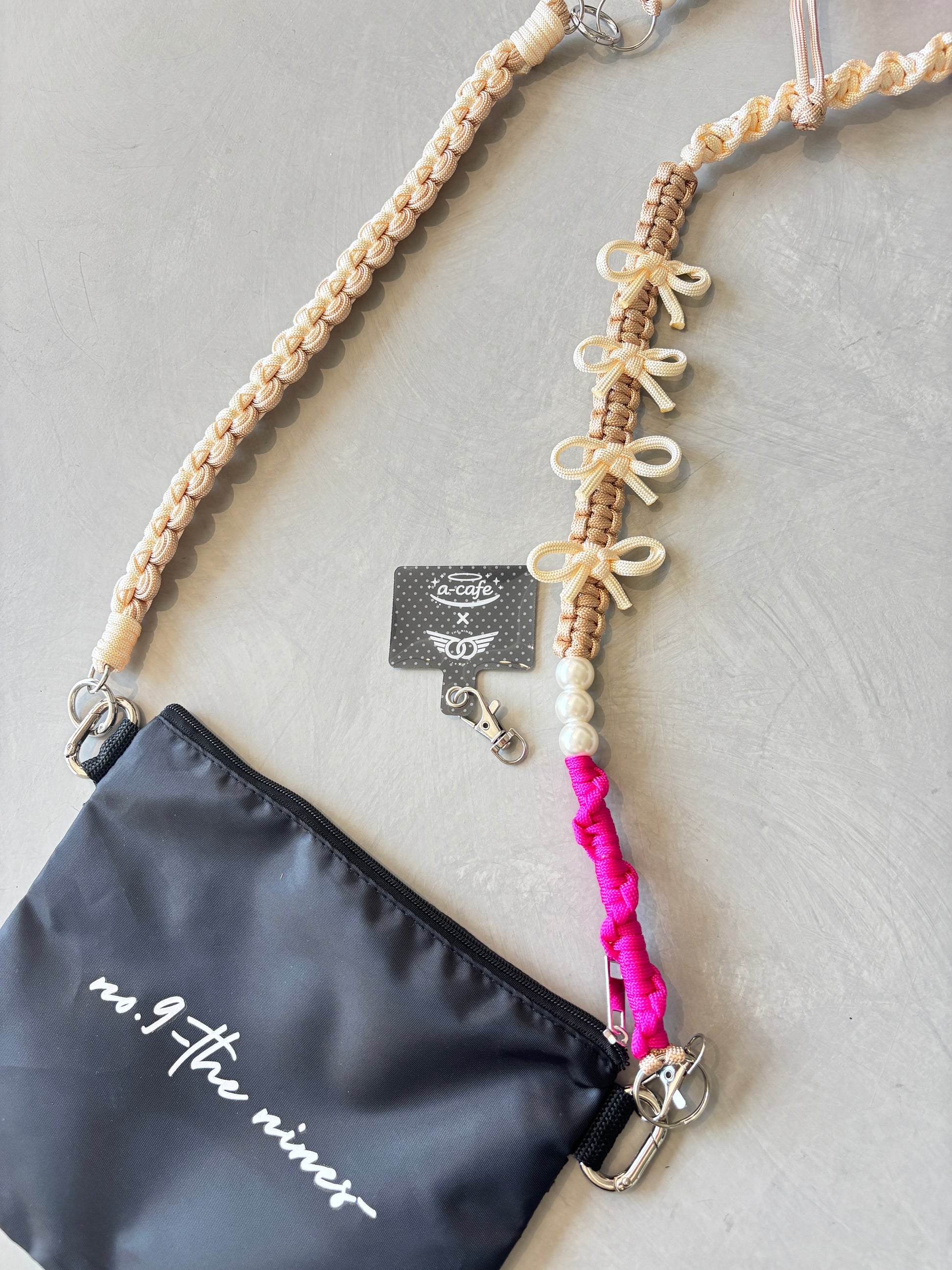 ⭐︎コラボ【予約販売】サコッシュ SET／パラコードショルダー+サコッシュ／受注生産