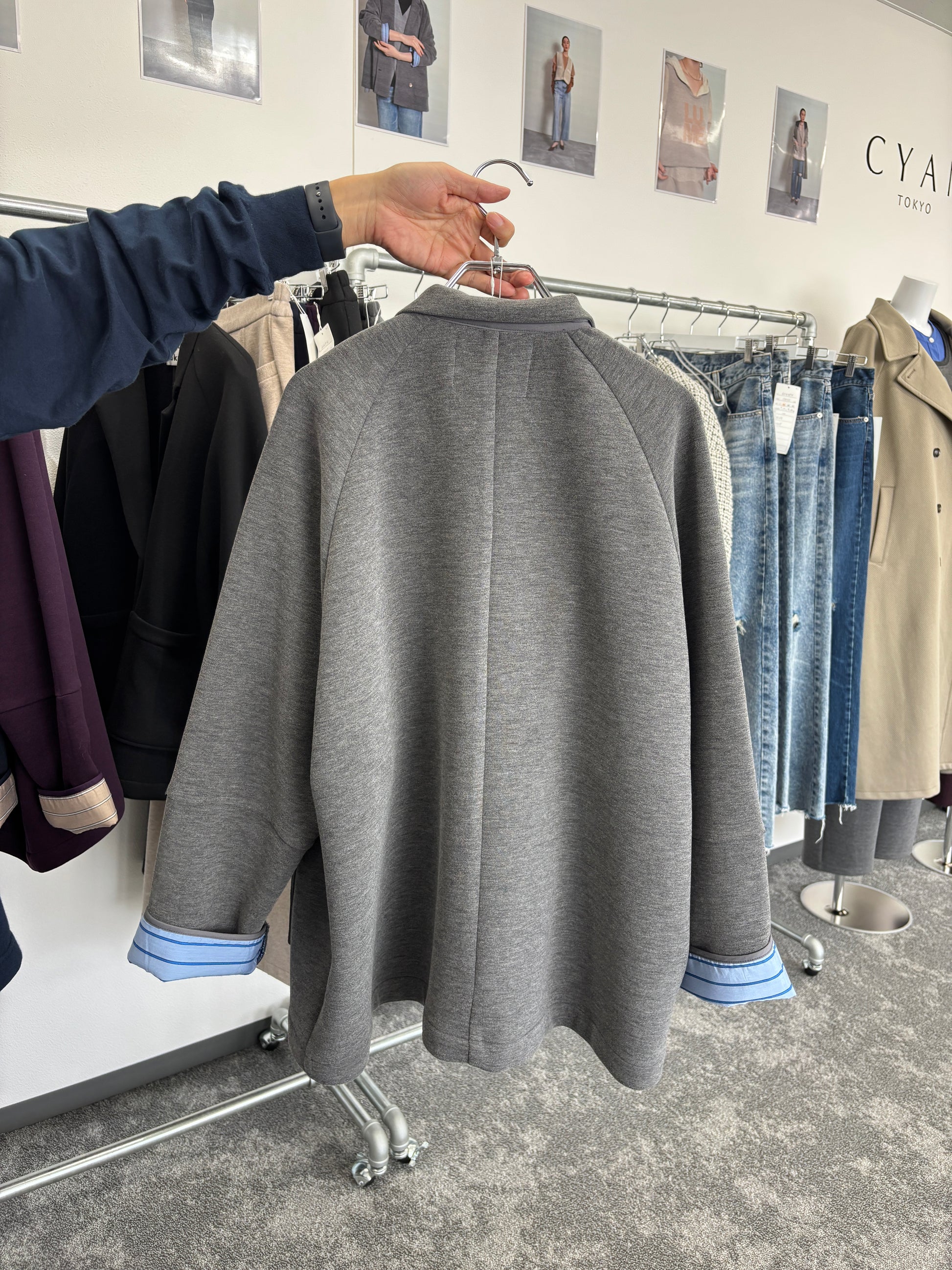 【予約⚡︎販売】マイクロフリースWジャケット／604513／CYAN tokyo／2026 AW#1