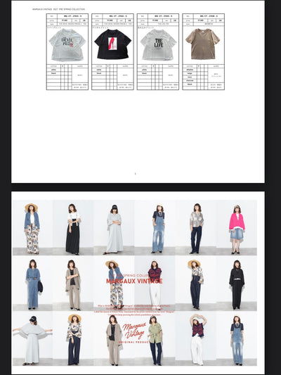 2027SS #1 LOOK写真／MARGAUX VINTAGE【予約⚡︎販売】