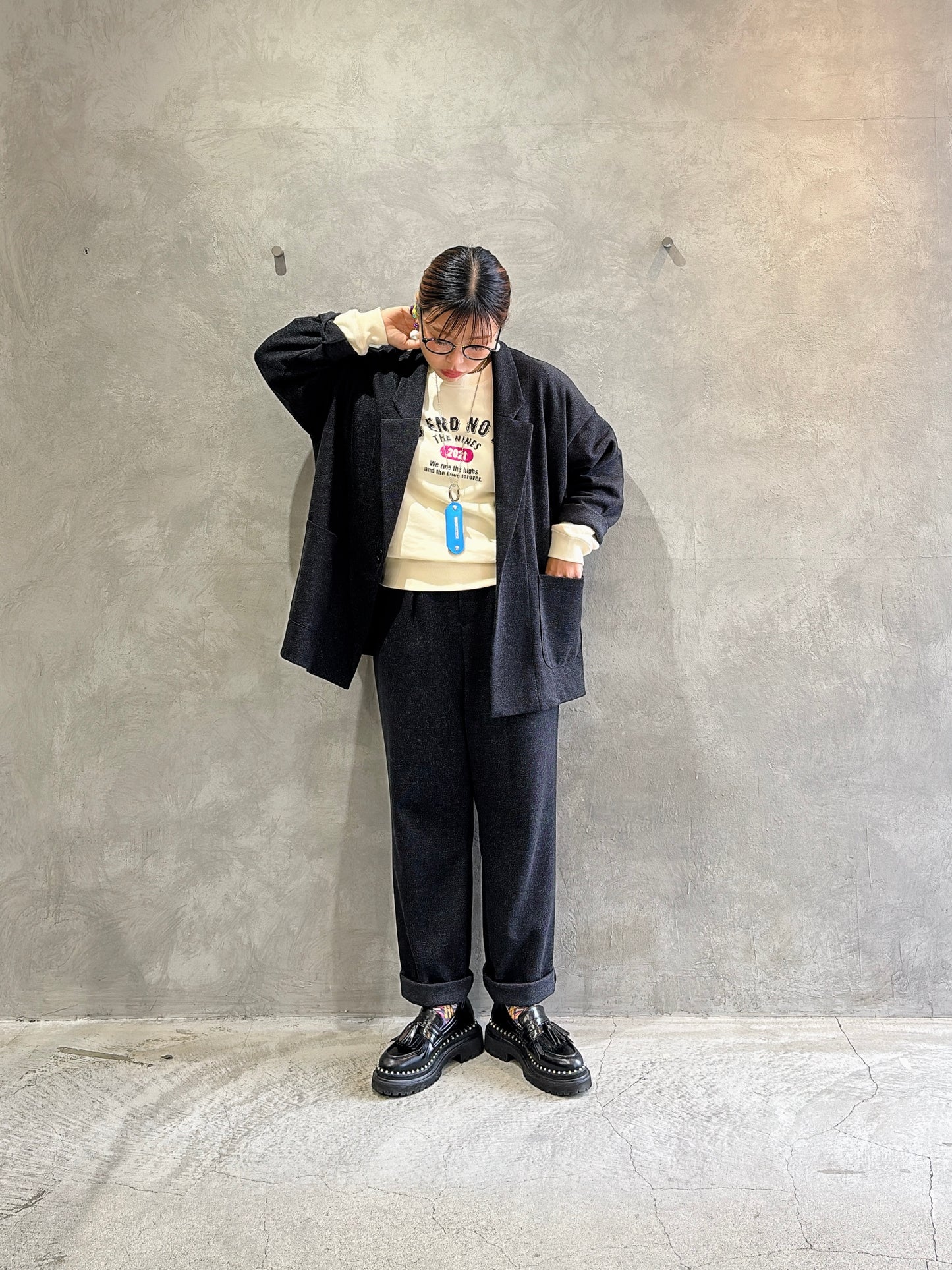 受付終了【予約販売】カレッジデザインスウェット／the Nines