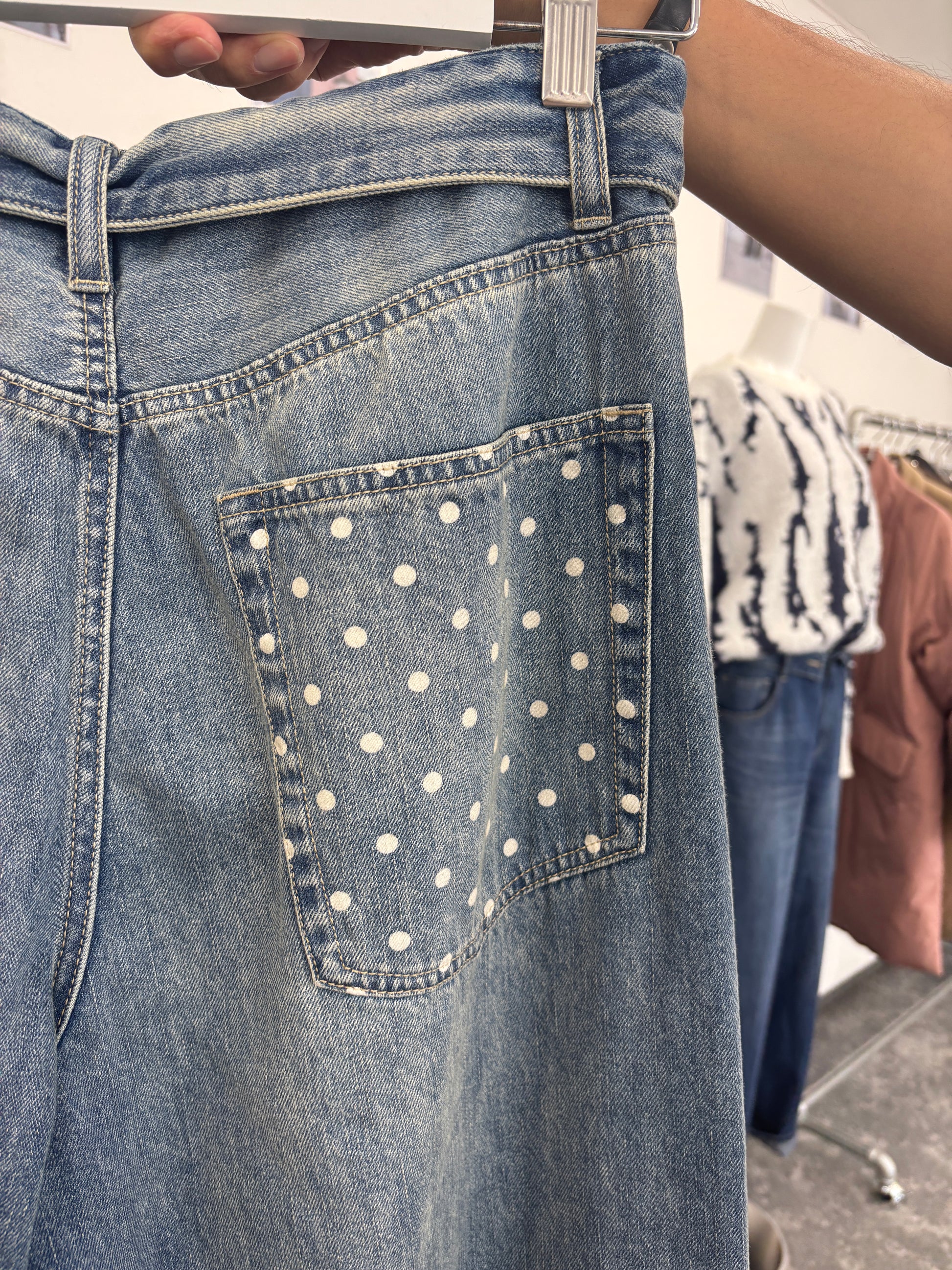 【予約⚡︎販売】ロールウエストワイドデニム／607534／CYAN tokyo／2026 AW#2