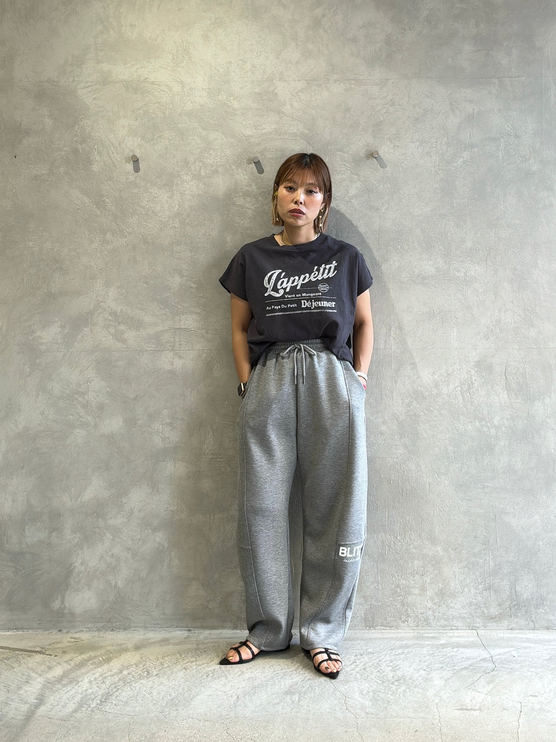 【予約販売】LappetitゆるフレンチスラブTシャツ／ING
