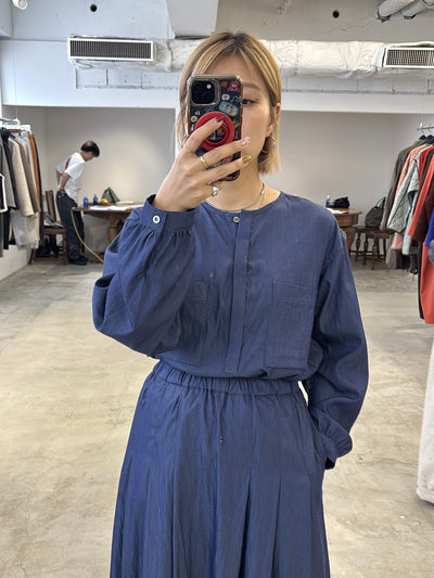 受付終了【予約⚡︎販売】ノーカラープルオーバーシャツ／8653203／LE MÉLANGE／2026 AW #2