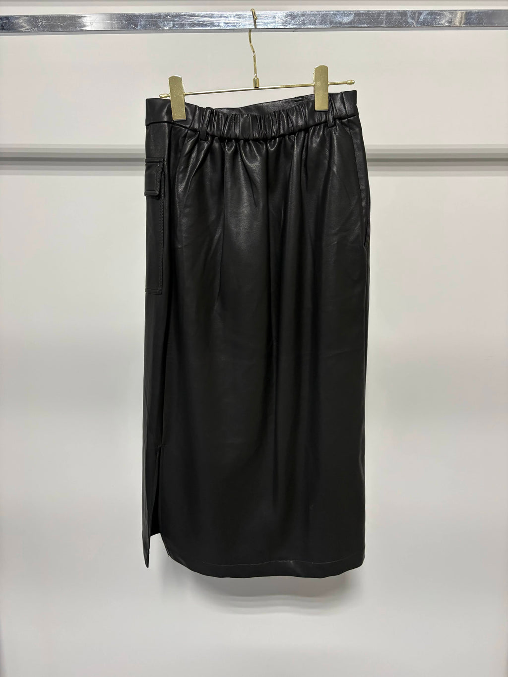 【予約⚡︎販売】レザーラップスカート／MG SK-26135-A／MARGAUX VINTAGE／2026 AW＃2