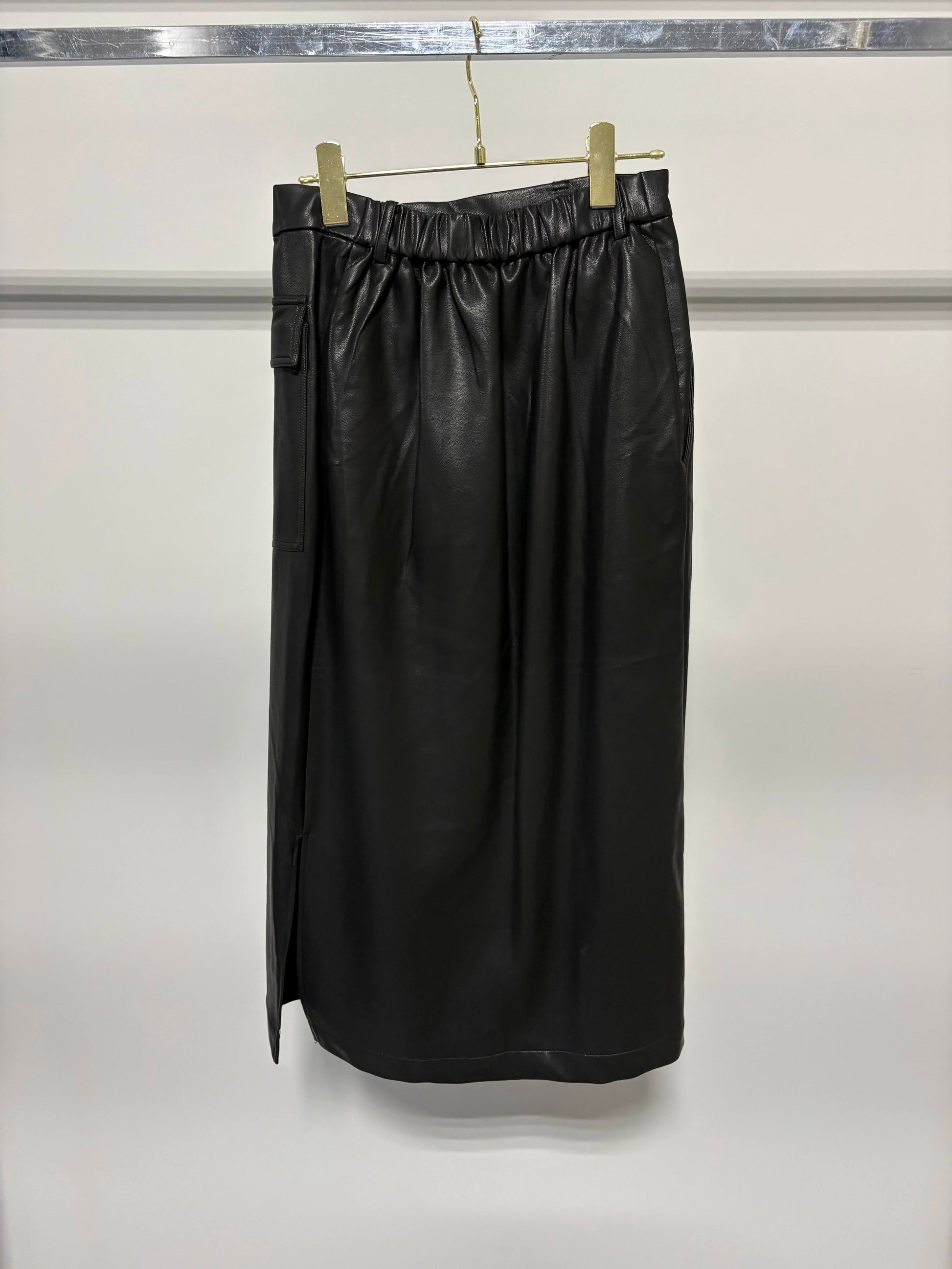 【予約⚡︎販売】レザーラップスカート／MG SK-26135-A／MARGAUX VINTAGE／2026 AW＃2