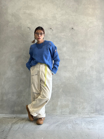 ループヤーンダメージニット／HCAE