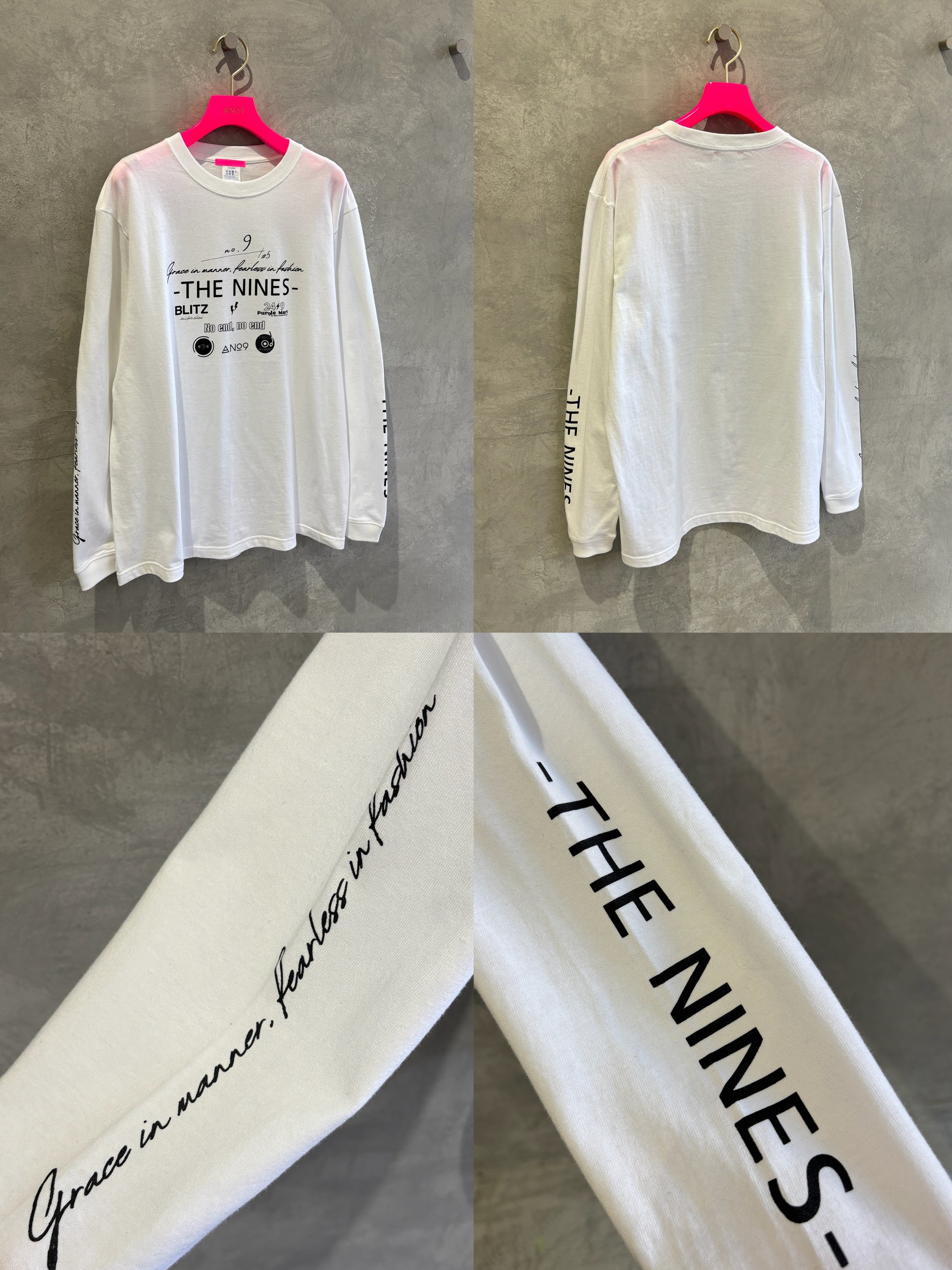 【予約販売】5周年記念ロンT／the Nines／完全受注生産