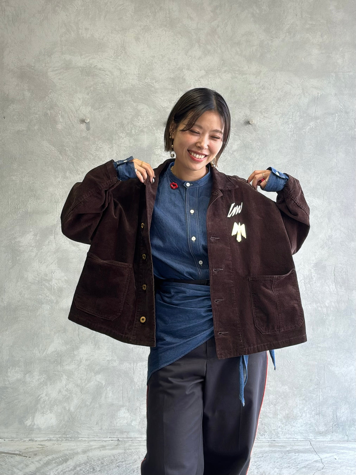 コットンコーデュロイカバーオール／#8643803／LE MÉLANGE／2026 AW #1