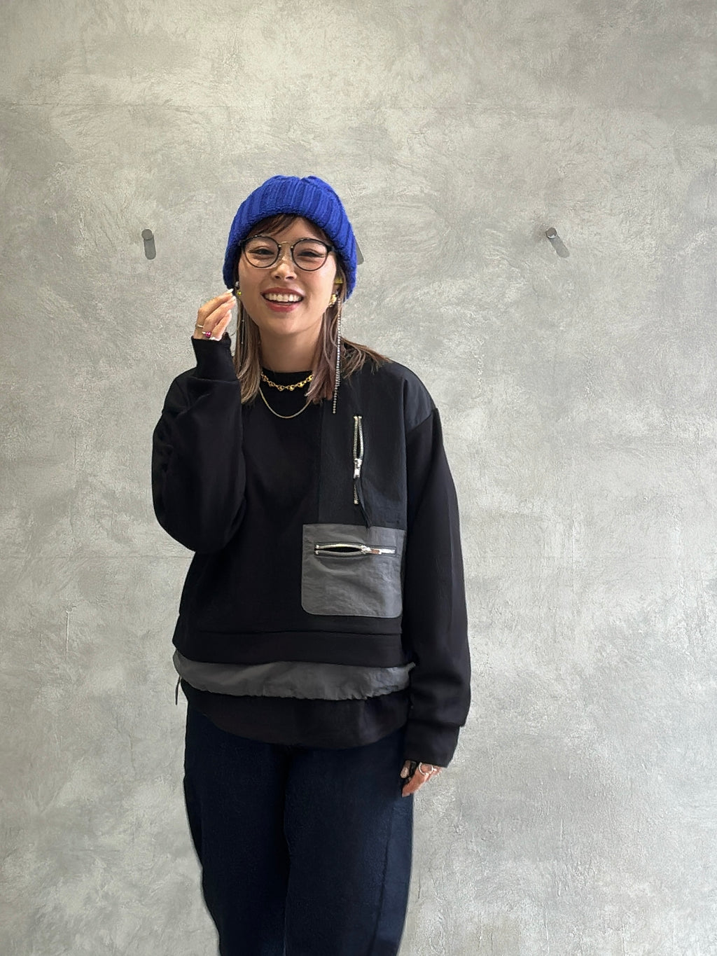 ゆるフィットニットキャップ