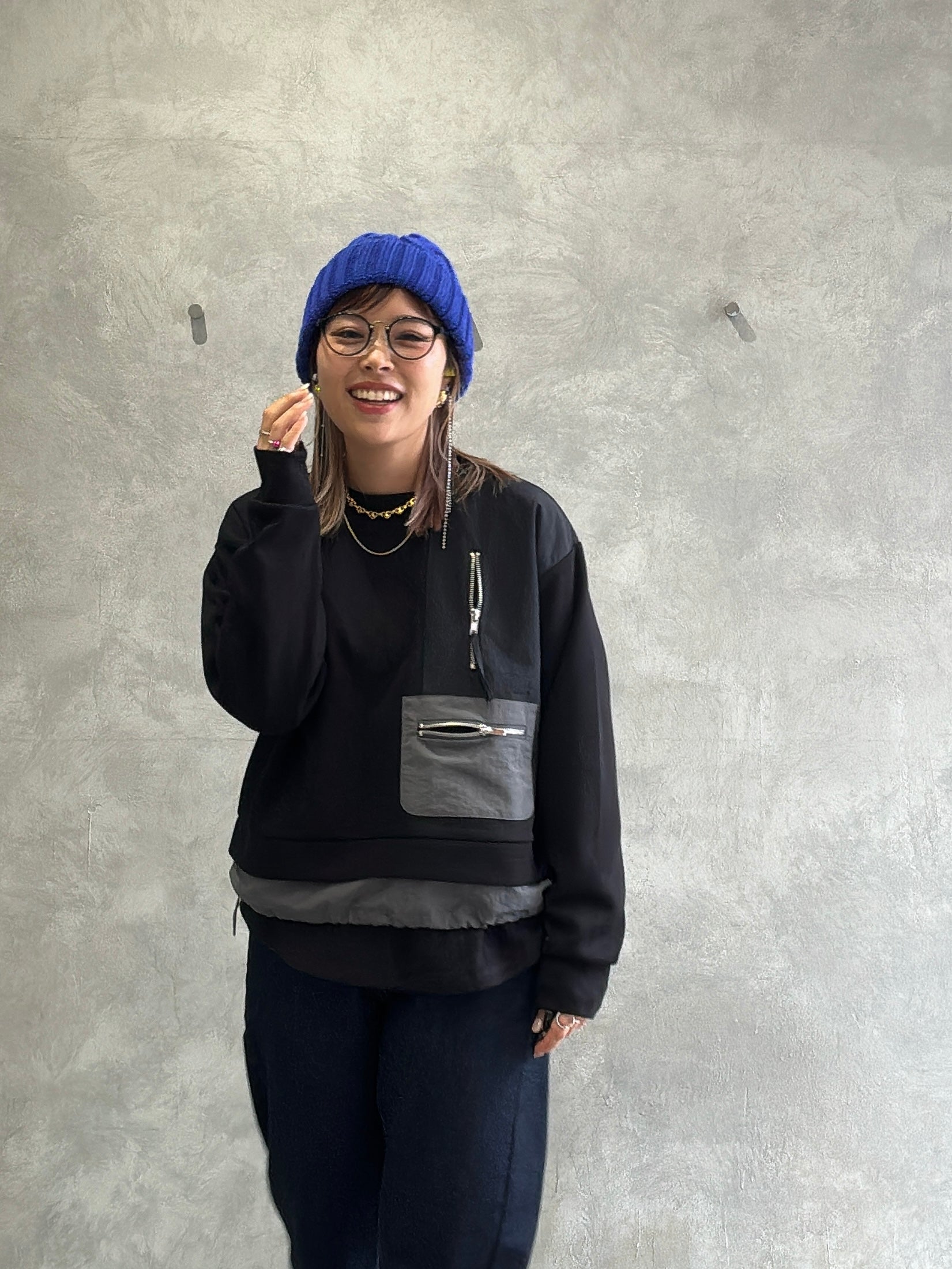 ゆるフィットニットキャップ