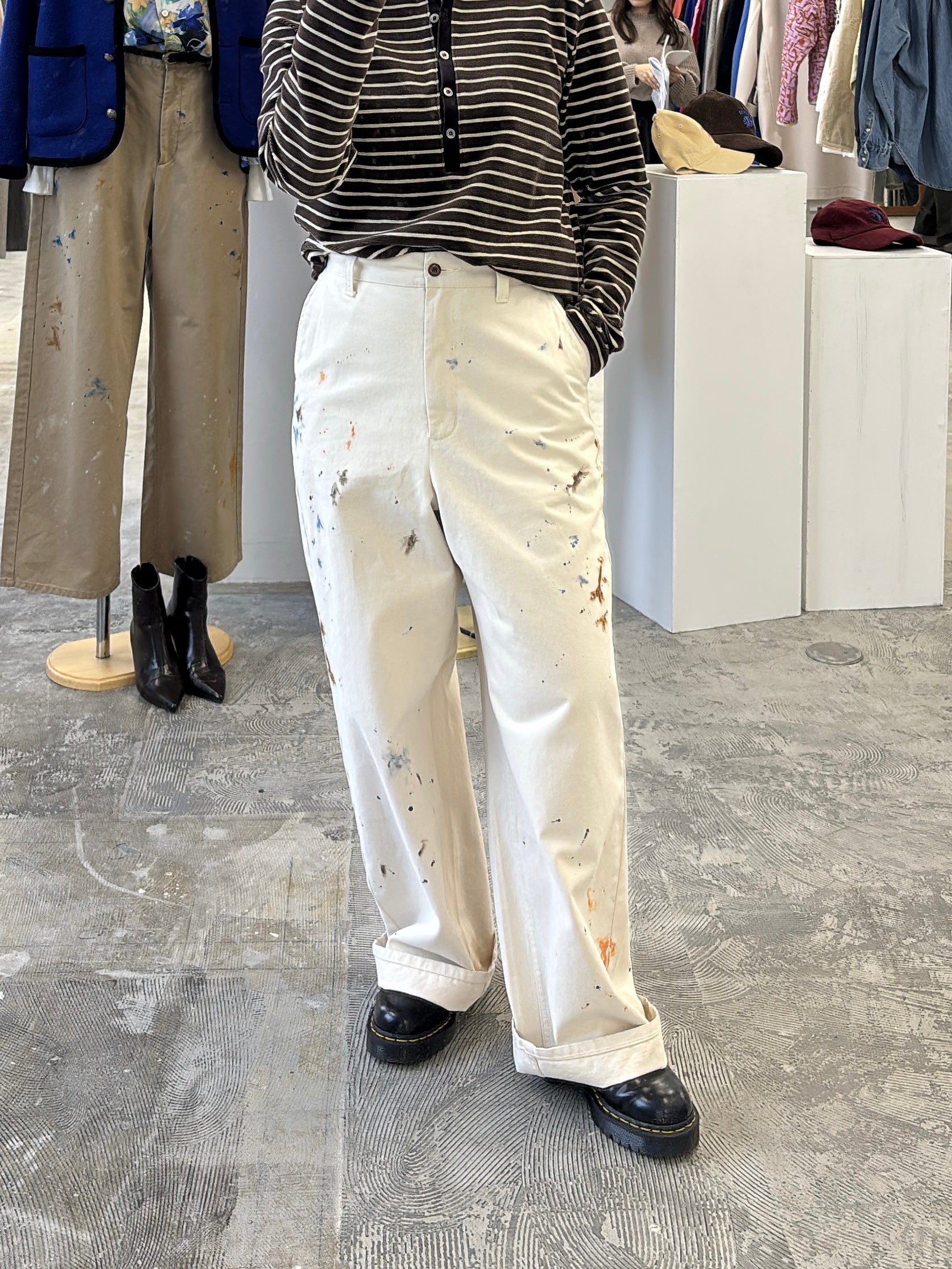 【予約⚡︎販売】ペイントチノパンツ／8653501／LE MÉLANGE／2026 AW #2